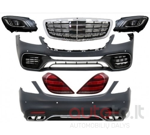 Mercedes w222 S63 AMG apdailos komplektas 2018-2020